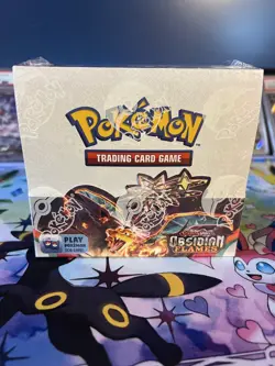 Pokemon TCG Scarlet and Violet Obsidian Flames Booster Box 36 Packs NEW Sealed - Image 1