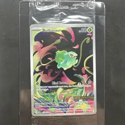 Pokemon Sealed Bulbasaur 133/132 Pokemon TCG Mega Evolution Stamped Promo - Image 1