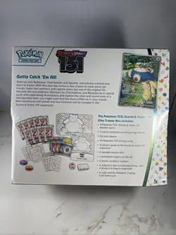 Pokemon TCG Scarlet & Violet 151 Elite Trainer Box Sealed (see description) 820650853159 - Image 2