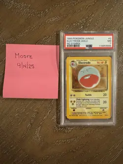 1999 Pokemon Jungle #2 Electrode Holo PSA 7 - Image 4