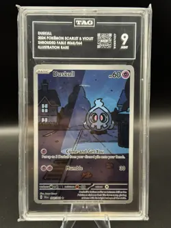 TAG 9.0 MINT Duskull 2024 Pokemon Pokemon Scarlet & Violet #068 - Image 1