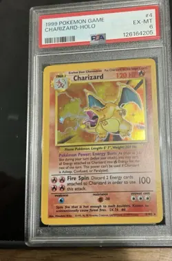 Pokemon TCG Charizard Base Set Holo Unlimited Rare - Image 1