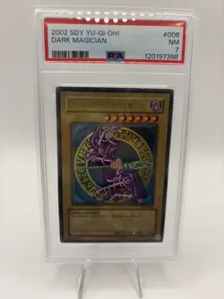 2002 Yu-Gi-Oh! Dark Magician SDY-006 Ultra Rare PSA 7 - Image 1