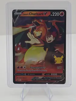Lances Charizard V SWSH133 Celebrations 25th Anniversary Pokemon TCG Card Promo - Image 1