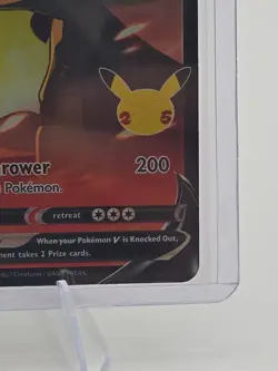 Lances Charizard V SWSH133 Celebrations 25th Anniversary Pokemon TCG Card Promo - Image 4