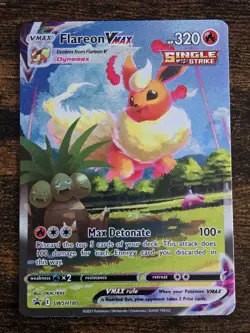 Pokemon Flareon VMAX - Promo SWSH: Sword & Shield Promo Cards SWSH180 NM - Image 1