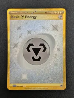 Pokemon TCG Basic Metal Energy Hyper Rare Card 099/064 Shrouded Fable - Image 1