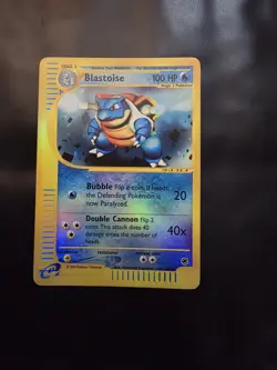 Pokemon TCG Expedition Blastoise Reverse Holo Card 36/165 NM - Image 1