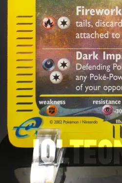 Pokemon TCG Card - Houndoom 15/147 Aquapolis Reverse Holo Rare - Image 4