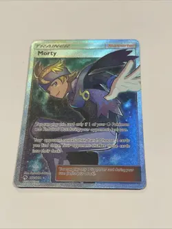 Pokemon 2018 Morty Full Art Holo Card 212/214 Sun & Moon Lost Thunder - Image 1