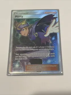 Pokemon 2018 Morty Full Art Holo Card 212/214 Sun & Moon Lost Thunder - Image 4