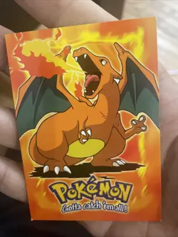 Charizard #06 E6 of 12 Topps 1999 Black Logo Vintage Pokemon Trading Cards - Image 1