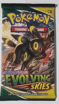Pokemon Evolving Skies Booster Pack 10 Cards Pack New Sealed Official Pkmn TCG - Image 3