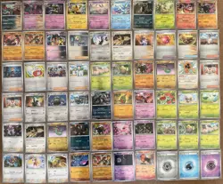 Pokemon Prismatic Evolutions Holo, Reverse Holo, Poke Ball Pattern Card Lot 60 - Image 1