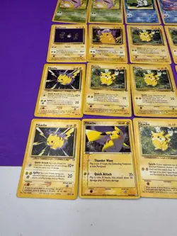 Pokemon 16 Cards Mixed Lot Vintage 1999 2000 Nice Lot Pikachu Cards Rare - Image 2