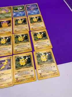 Pokemon 16 Cards Mixed Lot Vintage 1999 2000 Nice Lot Pikachu Cards Rare - Image 5