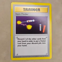 Item Finder 074/102 Base Set (Shadowless) NM Near Mint Wotc Pokemon Card - Image 1