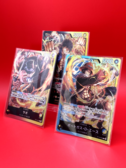 One Piece Card Game - Luffy Ace Sabo Ace The Three Brothers 3SET Promo Japanese - Image 1