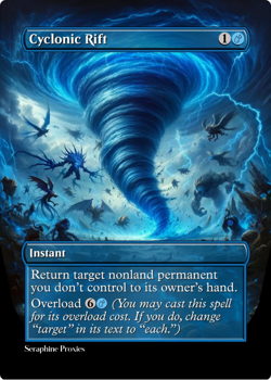 Cyclonic Rift - High Quality Altered Art Custom Cards - Image 1