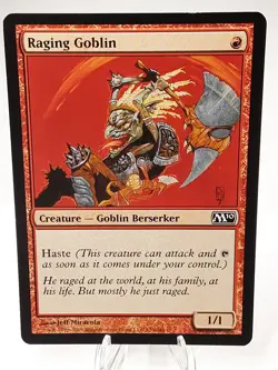 MTG - M10 - Raging Goblin - #153 - Lightly Played - Image 1