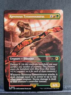 Ravenous Tyrannosaurus (Borderless); Universes Beyond: Jurassic World... - Image 1