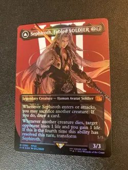 Sephiroth, Fabled SOLDIER (0382) (Borderless) Final Fantasy Foil - Image 1