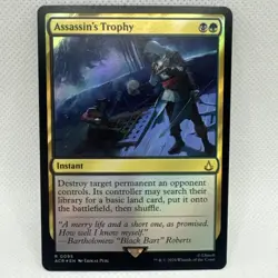 Assassin's Trophy Universes Beyond: Assassin's Creed Foil NM Unplayed - Image 1
