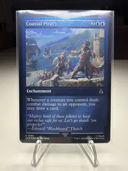 Coastal Piracy Foil Etched MTG Universe Beyond Assassins Creed NM - Image 1