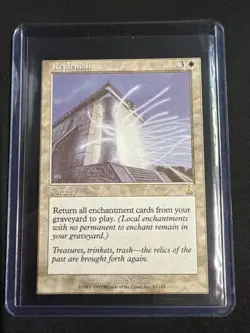 Replenish Urza's Destiny 1999 Near Mint MTG Magic the Gathering Illus Jim Nelson - Image 1