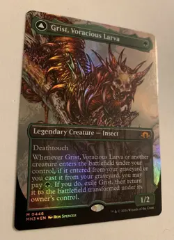 Grist, Voracious Larva (Borderless) Modern Horizons 3 Foil X1 - Image 2