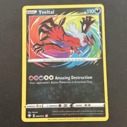 Yveltal SWSH: Shining Fates 046/072 Holo Amazing Rare Pokemon TCG 2021 - Image 1