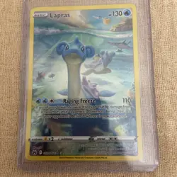 Pokemon TCG Lapras Crown Zenith: Galarian Gallery GG05/GG70 Mint Condition - Image 1