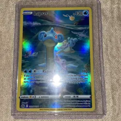 Pokemon TCG Lapras Crown Zenith: Galarian Gallery GG05/GG70 Mint Condition - Image 2