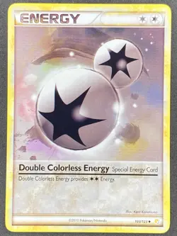 Pokemon Double Colorless Energy 103/123 HS HeartGold & SoulSilver NM - Image 1