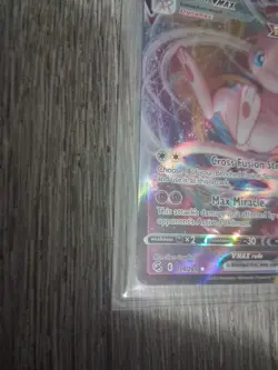 Pokemon TCG Mew VMAX Fusion Strike 114/264 Holo Ultra Rare NM - Image 3