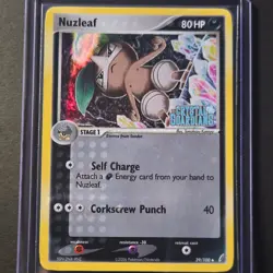 Pokemon Nuzleaf Reverse Holo #39 EX Crystal Guardians 2006 39/100 - Image 1