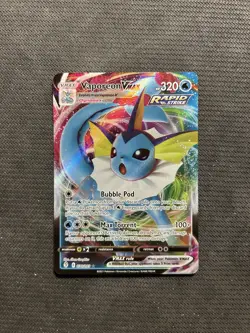 Pokemon TCG Vaporeon Vmax 030/203! NM Condition! See Description! - Image 1