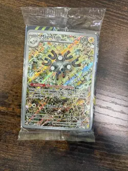 Pokemon TCG Magneton 159 Holo Surging Sparks ETB Promo Sealed - Image 1