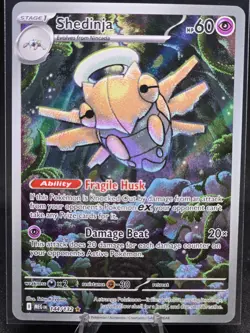 Pokemon TCG Shedinja 144/132 Mega Evolutions Illustration Rare NM - Image 1