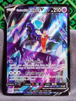 Shadow Rider Calyrex V NM Trainer Gallery Astral Radiance TG17/TG30 Pokemon TCG - Image 1