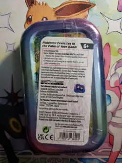 Pokemon TCG Prismatic Evolutions Mini Tin Flareon New Sealed - Image 2