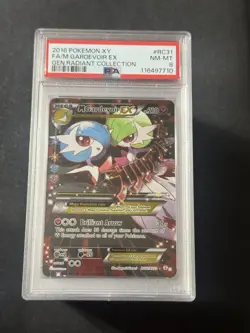2016 POKEMON XY GENERATIONS RADIANT COLLECTION FULL ART/M GARDEVOIR EX PSA 8 - Image 1