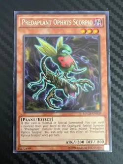 Yugioh Predaplant Ophrys Scorpio MACR-EN009 Rare Unlimited DMG - Image 1