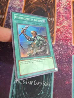 Yu-Gi-Oh! TCG Reinforcement of the Army LOD-028 Super Rare 1st Edition NM/LP - Image 2