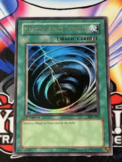 Mystical Space Typhoon Suijin Error Misprint MRL-047 1st Edition Yu-Gi-Oh MP - Image 1