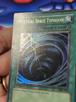 Mystical Space Typhoon Suijin Error Misprint MRL-047 1st Edition Yu-Gi-Oh MP - Image 3