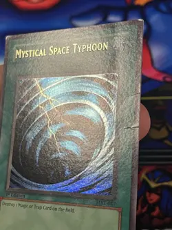Mystical Space Typhoon Suijin Error Misprint MRL-047 1st Edition Yu-Gi-Oh MP - Image 4