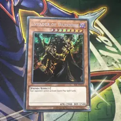 Yugioh! Invader of Darkness IOC-EN111 Secret Unlimited NM - Image 1