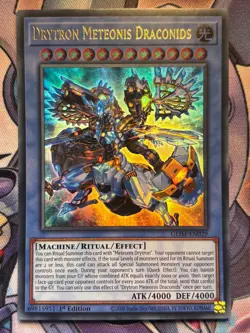 YU-GI-OH! Drytron Meteonis Draconids GEIM-EN029 1st edition Ultra Rare - Image 1