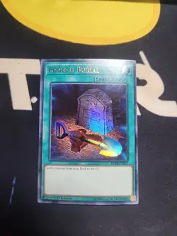 Foolish Burial - BLHR-EN057 - Ultra Rare - 1st Edition NM YuGiOh! - Image 1